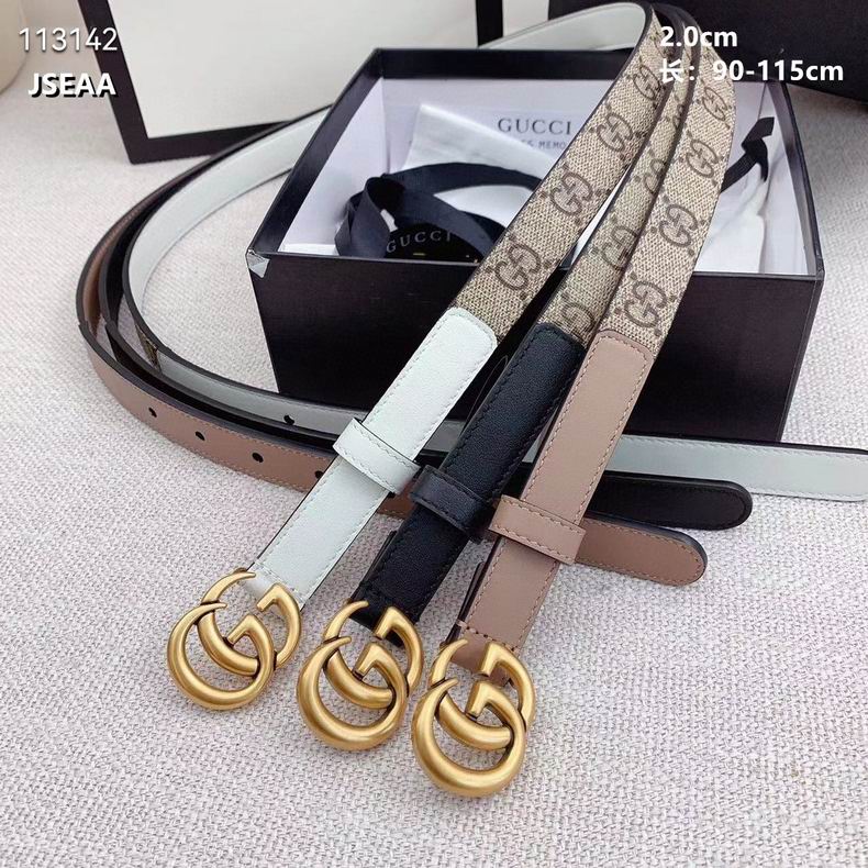 Gucci belt 20mmX90-115cm 8L07